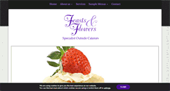 Desktop Screenshot of feastsandflowers.com